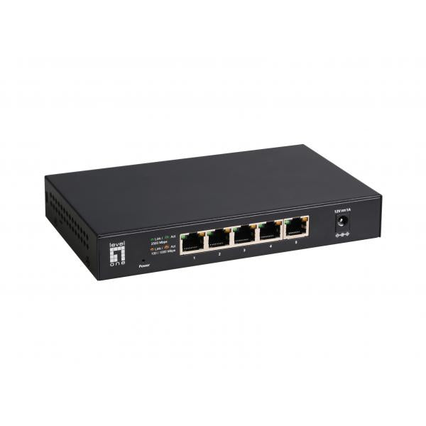 LevelOne GEU-0525 - Switch - non gestito - 5 x 100/1000/2.5G Base-T
