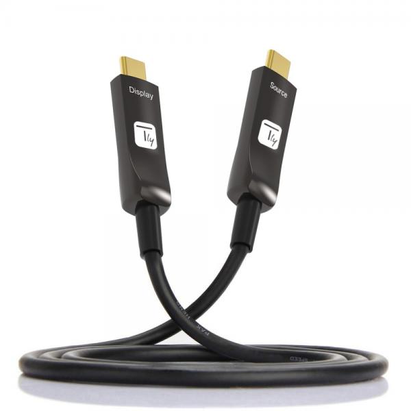 Cavo Audio/Video Ottico Attivo USB-C M/M AOC Fibra Ottica 4K 10m