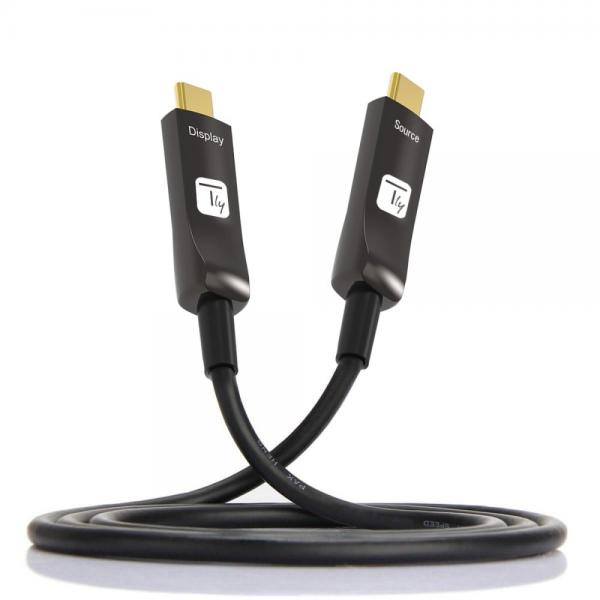 Cavo Audio/Video Ottico Attivo USB-C M/M AOC Fibra Ottica 4K 20m