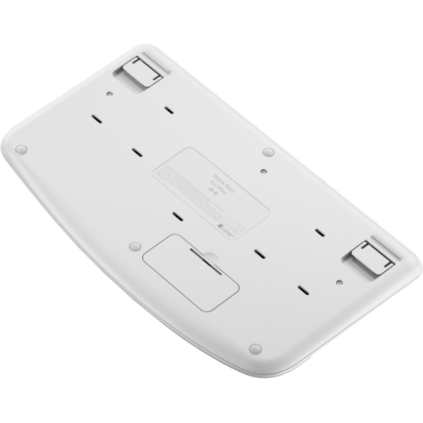 Logitech Wave Keys for Mac tastiera Casa/ufficio Bluetooth QWERTZ Tedesco Bianco