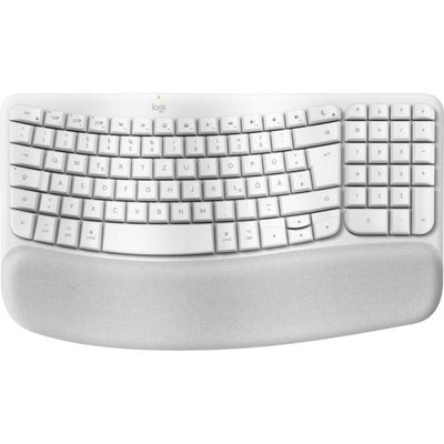 Logitech Wave Keys for Mac tastiera Casa/ufficio Bluetooth QWERTZ Tedesco Bianco