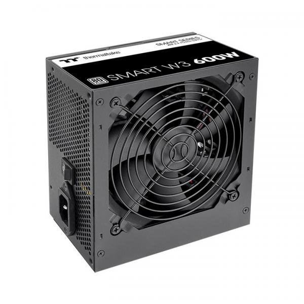 Thermaltake Smart W3 alimentatore per computer 600 W 24-pin ATX ATX Nero (Thermaltake SMART W3 600W str?mforsyni)