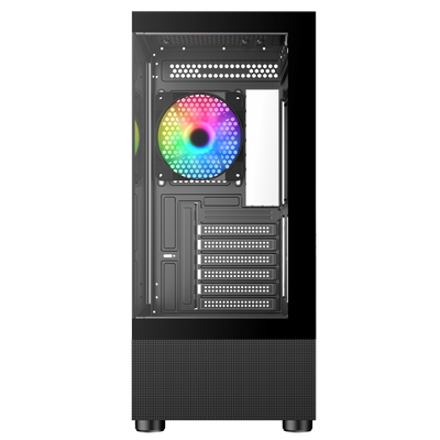ITEK CASE SHOWBUI 33B, GAMING TOWER ATX, 12CM ARGB FAN, USB3, SIDE FRONT PANEL TEMP GLASS