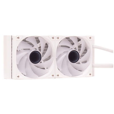 COOLER ITEK "HYDRO CUBE 240B" 240MM (RAFF. A LIQUIDO) ARGB, PWM FAN,SKT UNIVERSALE - WHITE - ITLCHCA240W