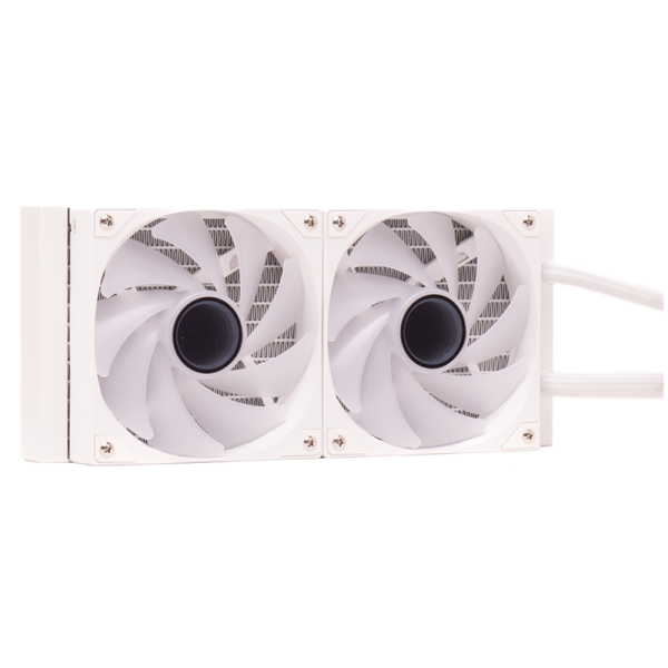 COOLER ITEK "HYDRO CUBE 240B" 240MM (RAFF. A LIQUIDO) ARGB, PWM FAN,SKT UNIVERSALE - WHITE - ITLCHCA240W