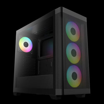 GAMDIAS CASE MID TOWER ATHENA M3 4x120mm PWN FAN ARGB CON 8 PORT HUB