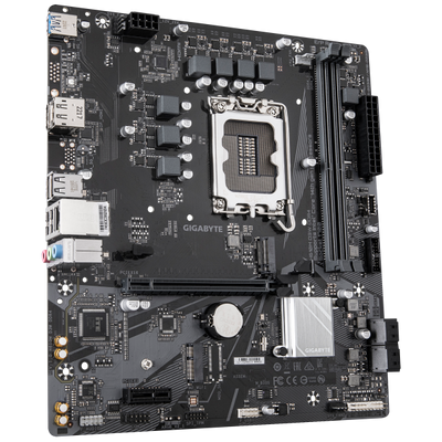 GIGABYTE H610M D3W DDR4 Scheda madre - Supporta CPU Intel Core di 14a generazione, VRM a 5+1+1 fasi, fino a 3200 MHz DDR4, 1xPCIe 3.0 M.2, LAN 1 GbE, USB 3.2 Gen 1 (MB INT LGA1700 H610M D3W D4 MATX)