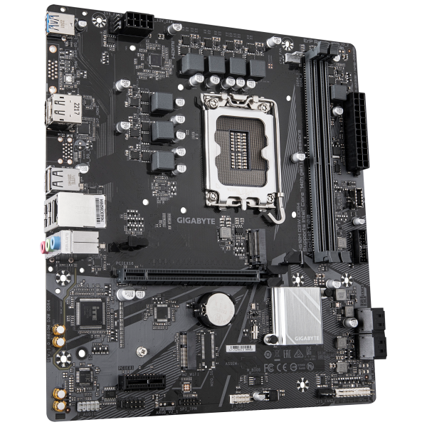 GIGABYTE H610M D3W DDR4 Scheda madre - Supporta CPU Intel Core di 14a generazione, VRM a 5+1+1 fasi, fino a 3200 MHz DDR4, 1xPCIe 3.0 M.2, LAN 1 GbE, USB 3.2 Gen 1 (MB INT LGA1700 H610M D3W D4 MATX)