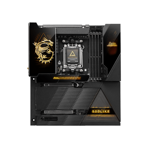 MSI MB MEG X870E GODLIKE,X870E,AM5,4DDR5,2PCI-Ex16,5M.2,4SATA3,2USB4,1USB3.2 Gen2x2,13USB3