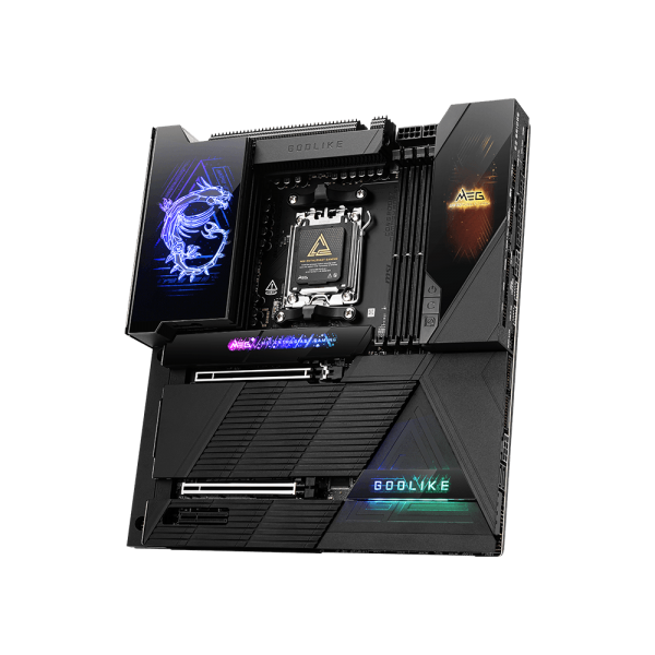 MSI MB MEG X870E GODLIKE,X870E,AM5,4DDR5,2PCI-Ex16,5M.2,4SATA3,2USB4,1USB3.2 Gen2x2,13USB3