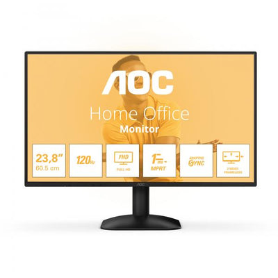 AOC 24B31H LED display 60,5 cm [23.8] 1920 x 1080 Pixel Full HD Nero (AOC 24B31H - Monitor a LED - 24 [23.8 visualizzabile] - 1920 x 1080 Full HD [1080p] @ 120 Hz - IPS - 300 cd/m? - 1500:1 - 1 ms -