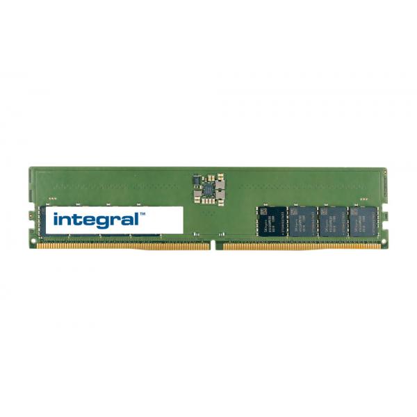 Integral MD16GSD54800-TB-IN memoria 16 GB 1 x 16 GB DDR5 4800 MHz (16GB PC RAM MODULE DDR5 4800MTs PC5-38400 UNBUFFERED NON-ECC DIMM 1.1V 2GX8 CL40 INTEGRAL)