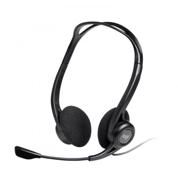 Cuffie Logitech 960 USB - Padiglione auricolare - Chiamate e musica - Stereofonico - Cavo 2.4 mt. - Nero