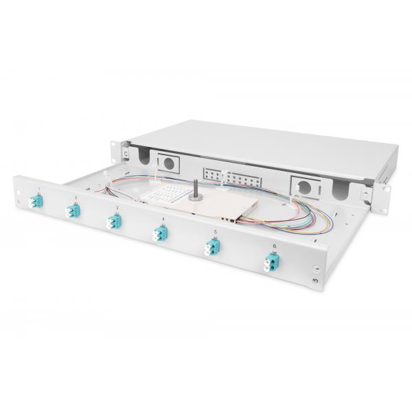 Digitus Scatola di giunzione LWL, attrezzata, LC, OM3 (DIGITUS Professional fiber optisk spli)