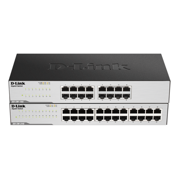 D-Link GO-SW-16G - Switch - non gestito - 16 x 10/100/1000