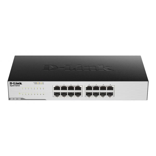 D-Link GO-SW-16G - Switch - non gestito - 16 x 10/100/1000