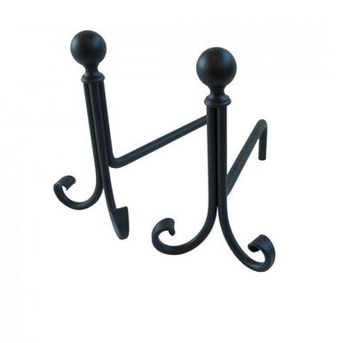 COPPIA DI ALARI FERRO BATTUTO FASHION SILVER CM.20x37x33 CAMINO CAMINETTO FUOCO