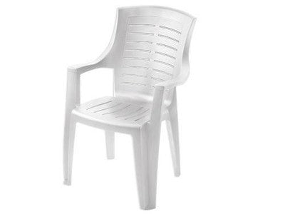 2 PZ POLTRONE SEDIE IN RESINA TALIA CM.55x60xH91