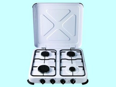 CUCINA FORNELLI FORNELLO GAS A 4 FUOCHI CM.52X52X10