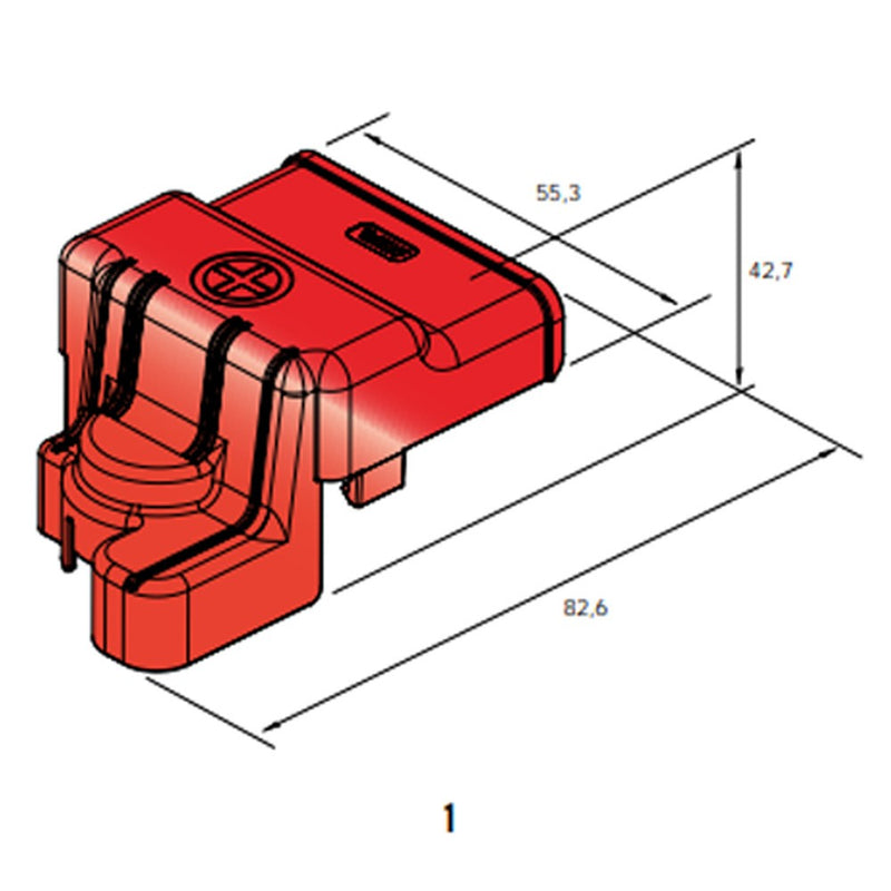 Coperchio terminale batteria + Polarity Mta