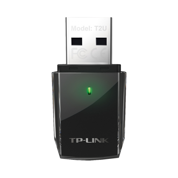 Scheda di rete Wireless - TPLink T2U Archer - Adattatore Wireless Dual Band USB Adapter - Wi-Fi 600 (433+150) Mbps 802.11ac - Esterno Usb