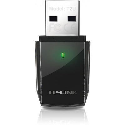 Scheda di rete Wireless - TPLink T2U Archer - Adattatore Wireless Dual Band USB Adapter - Wi-Fi 600 (433+150) Mbps 802.11ac - Esterno Usb
