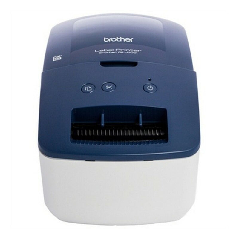 Stampante per Etichette Brother QL600BXX1 300 dpi 71 mm/s USB 2.0 Azzurro Bianco Nero Azzurro/Bianco