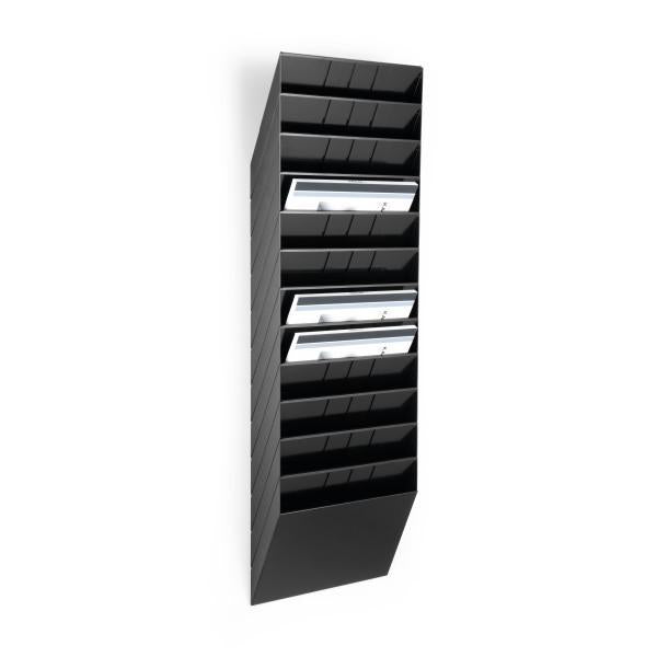 Durable FLEXIBOXX portariviste 12 ripiani Nero (DURABLE Flexiboxx Prospektspender 12 A)