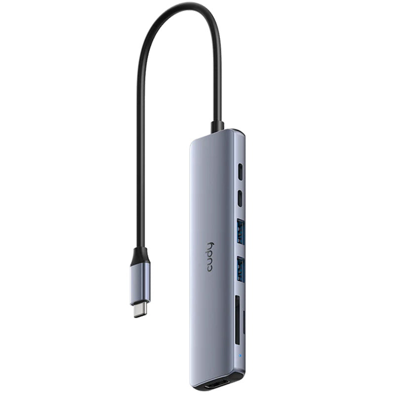 CUDY UH407 - 7-IN-1 USB C HUB WITH 4K HDMI