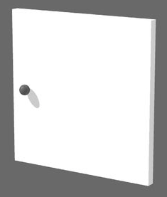 COPPIA DI ANTE ECO IN MELAMINICO CM. 32,2x32,1h