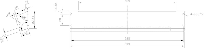 Copertura Base per Armadio Open Frame I-CASE OF-2029BK