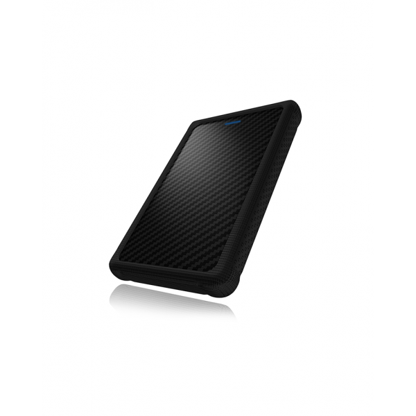 "ICY BOX Case Esterno per SSD/HDD 2-5"" a 1xUSB3.2 Gen1 Host- senza viti- protezione in silicone"