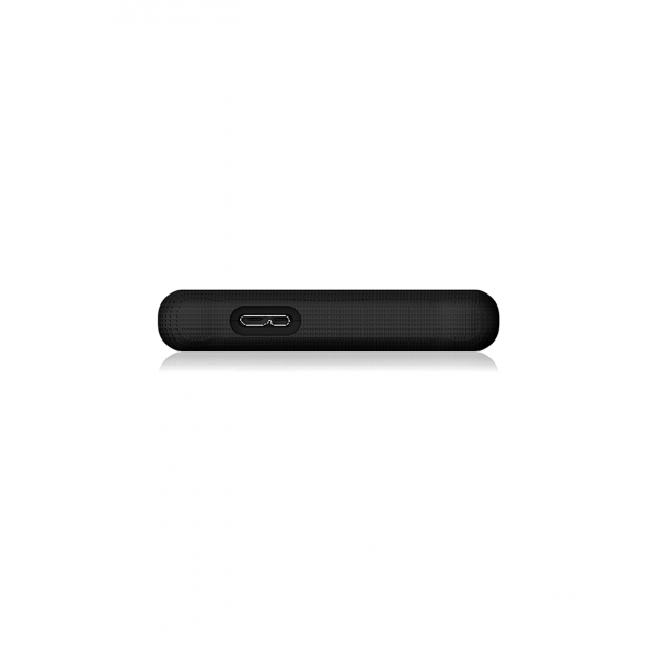 "ICY BOX Case Esterno per SSD/HDD 2-5"" a 1xUSB3.2 Gen1 Host- senza viti- protezione in silicone"