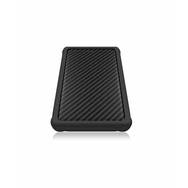 "ICY BOX Case Esterno per SSD/HDD 2-5"" a 1xUSB3.2 Gen1 Host- senza viti- protezione in silicone"
