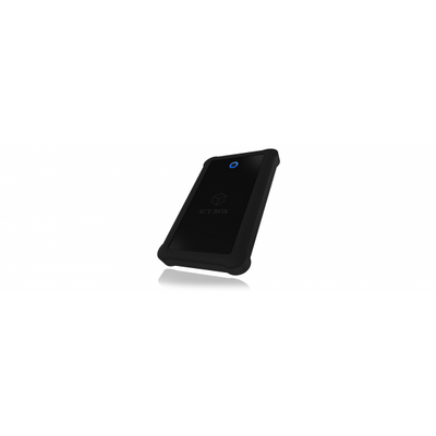 "ICY BOX Case Esterno per SSD/HDD 2-5"" a 1xUSB3.2 Gen1 Host- UASP- protezione in silicone"