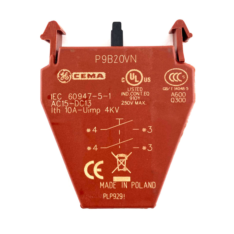 Contatto doppio NO+NO GE Power