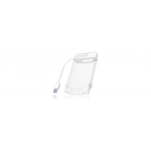 "ICY BOX Case Esterno per SSD/HDD 2.5"" a 1x USB 3.0- inclusa protezione"