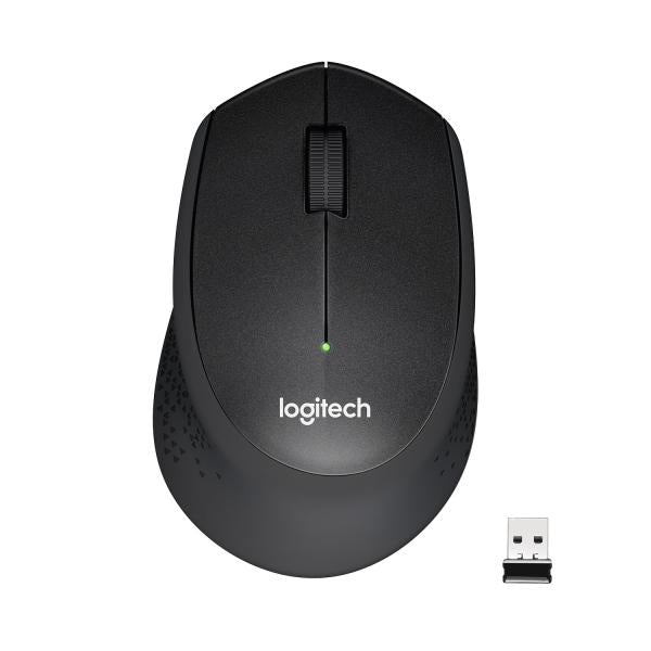 MOUSE LOGITECH M330 Silent Plus - WIRELESS BLACK 910-004909