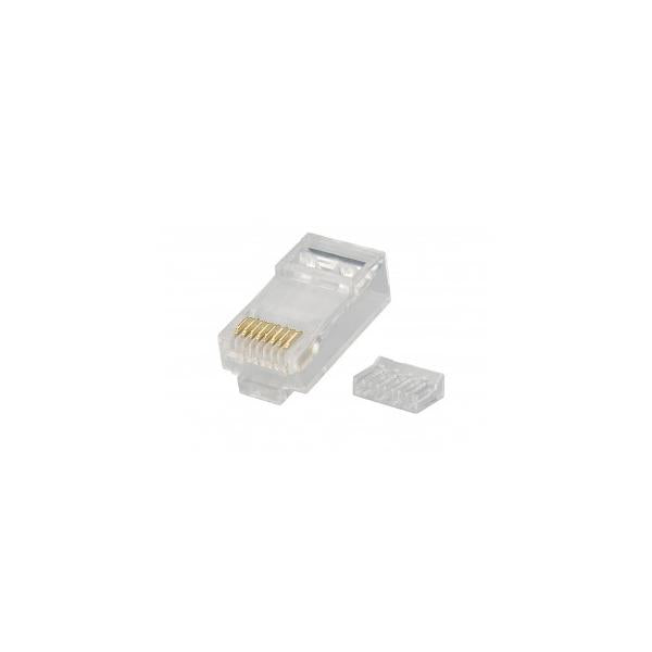 Connettori trasparenti RJ45 - 100 pz.