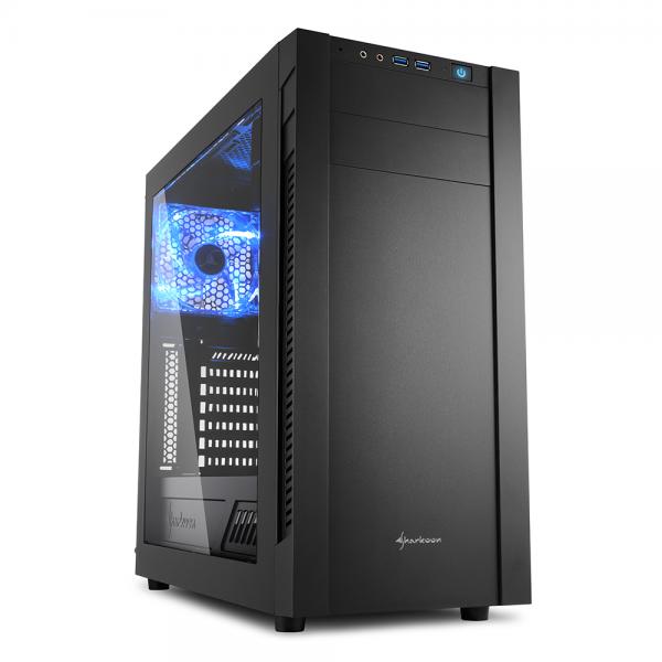 Sharkoon S25-W Midi Tower Nero (Sharkoon S25-W - tower - ATX)