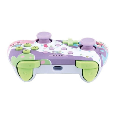Controller cablato - KONIX - Hello Kitty - Nintendo Switch, Switch OLED e PC - Funzione vibrazione - Cavo da 3 m - Viola e rosa
