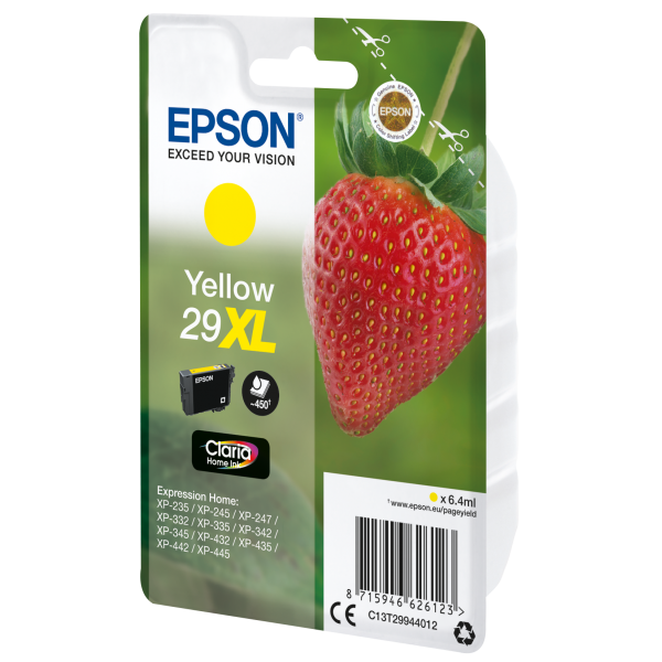 EPSON T29XL YELLOW (C13T29944012) - CARTUCCIA ORIGINALE AD ALTA EFFICIENZA
