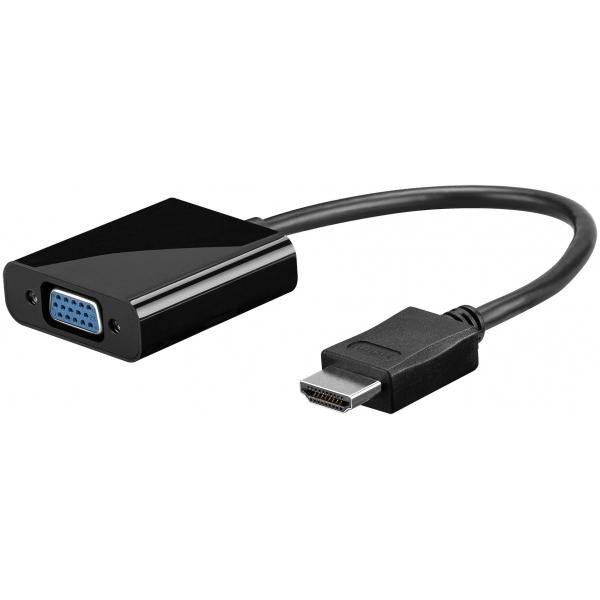 Adattatore HDMI / VGA Goobay - 1x Spina HDMI - 1x Presa VGA - Presa jack da 3.5 (68793)