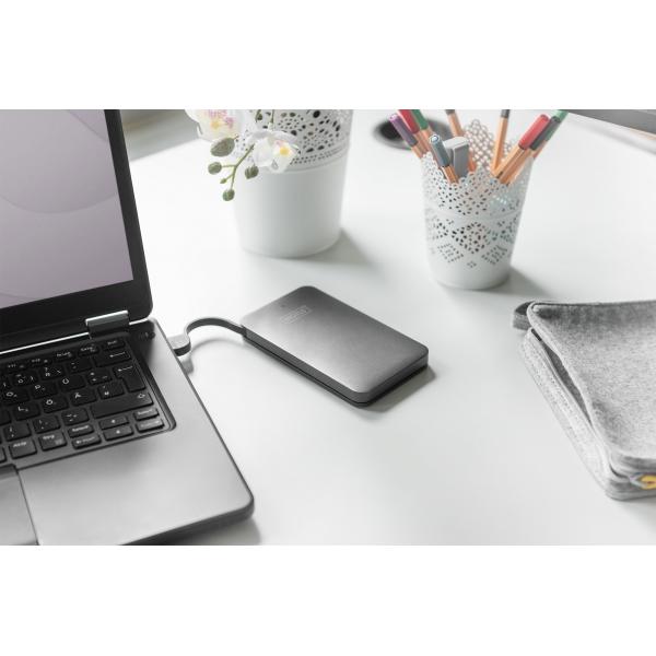 DIGITUS DA71114 - BOX ESTERNO IN ALLUMINIO PER HD/SSD 2.5"" USB 3.0