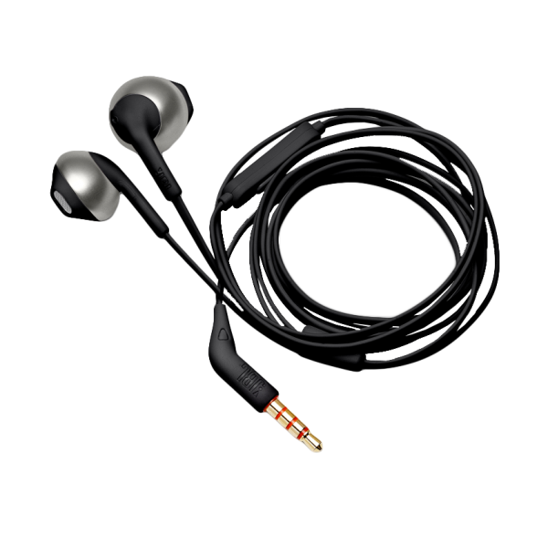 Cuffie Auricolari A Filo Jbl T205 - Leggere Con Microfono Universale Ad Un Pulsante - Colore Nero