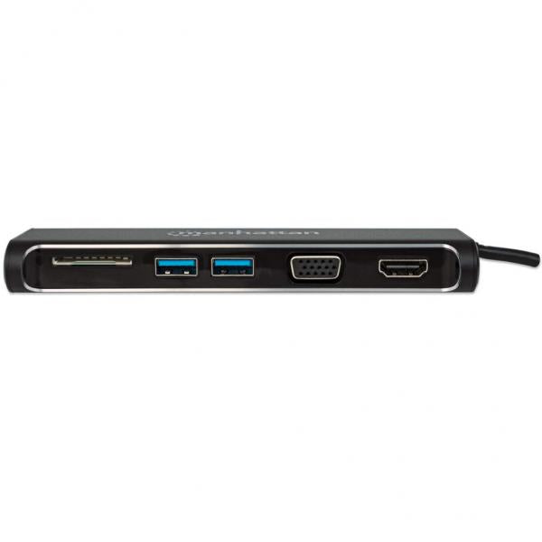 Convertitore USB-C a HDMI / VGA Docking Station 4-in-1