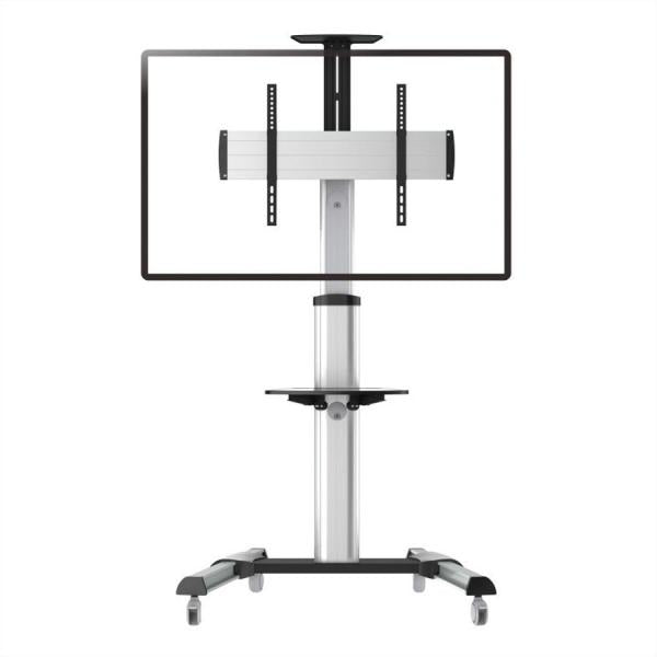 ROLINE CARRELLO TV ,PIVOT FUNCTION, 50 KG, 177.8CM, GRIGIO