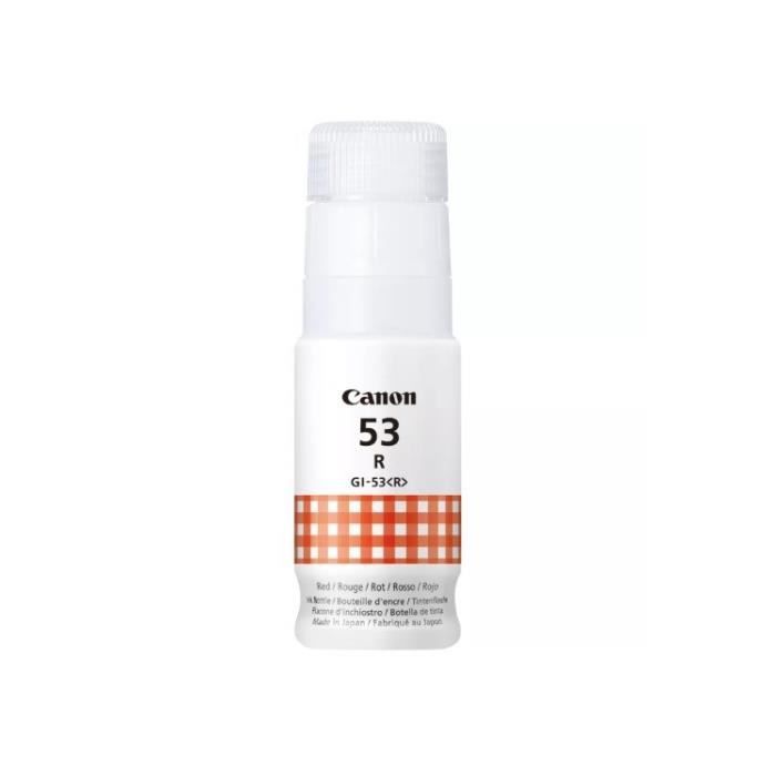 Bottiglia di inchiostro - Canon - GI -53R - Red - Compatibilità Pixma G650 e G550 - (4717C001)