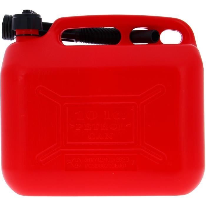 Tanica in plastica - XL TECH - 506021 - Capacità 10 litri - Omologata speciale per idrocarburi