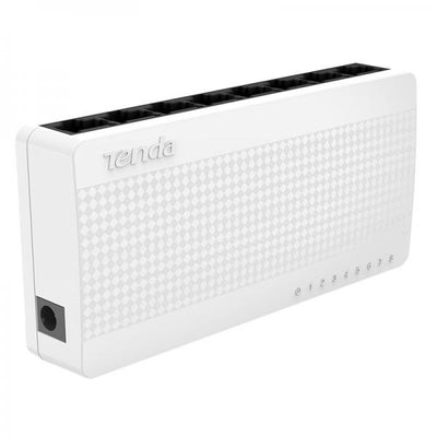 TENDA S108 - DESKTOP SWITCH 8 PORTE - 10/100 MBPS - CHASSIS PLASTICA